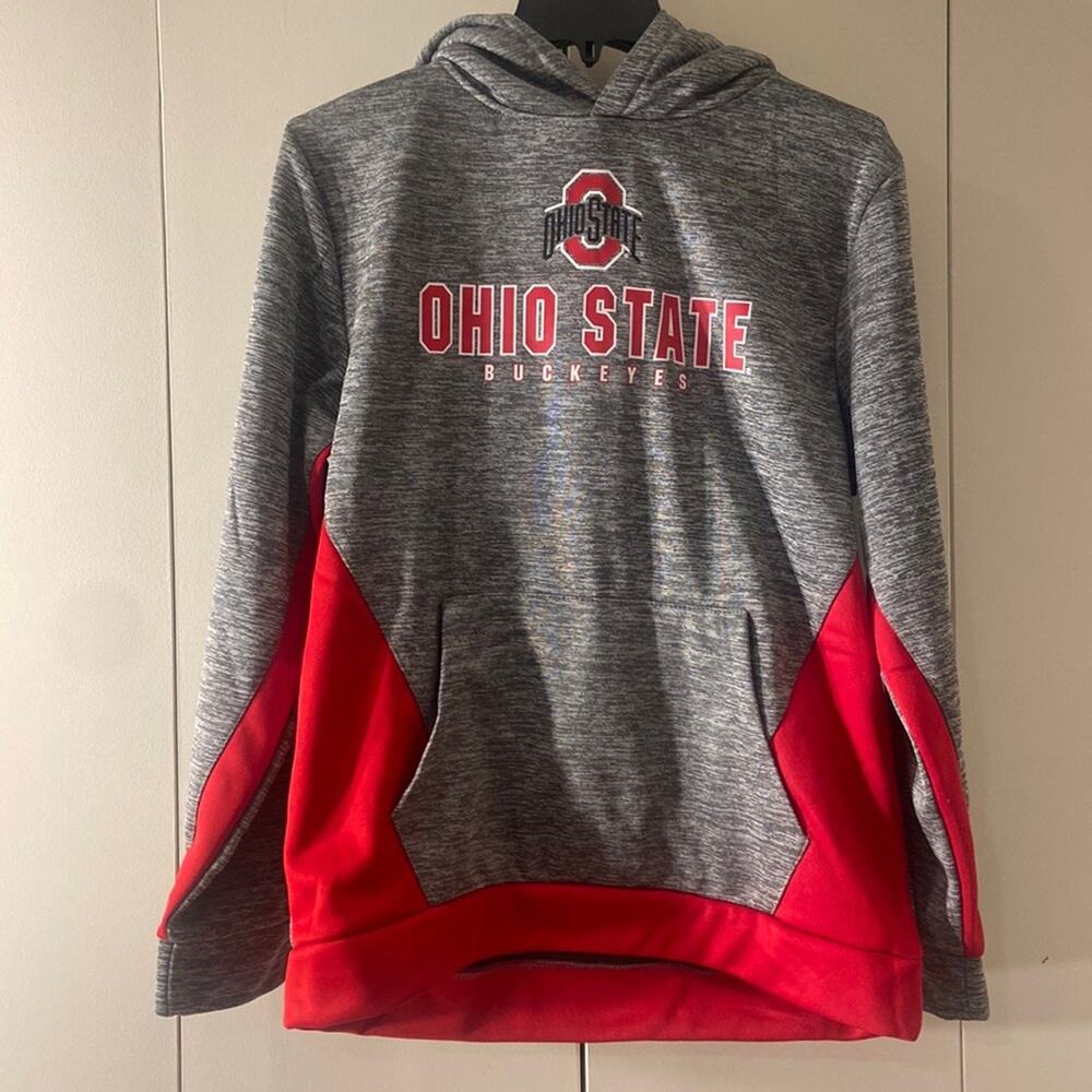 Ohio State University Buckeyes Youth Size  X Large size 20 Gray‎ Pullover Hoodie